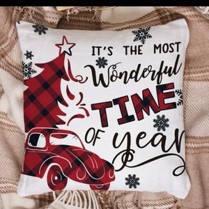It’s the Most Wonderful Time of the Year Christmas Pillow Cover